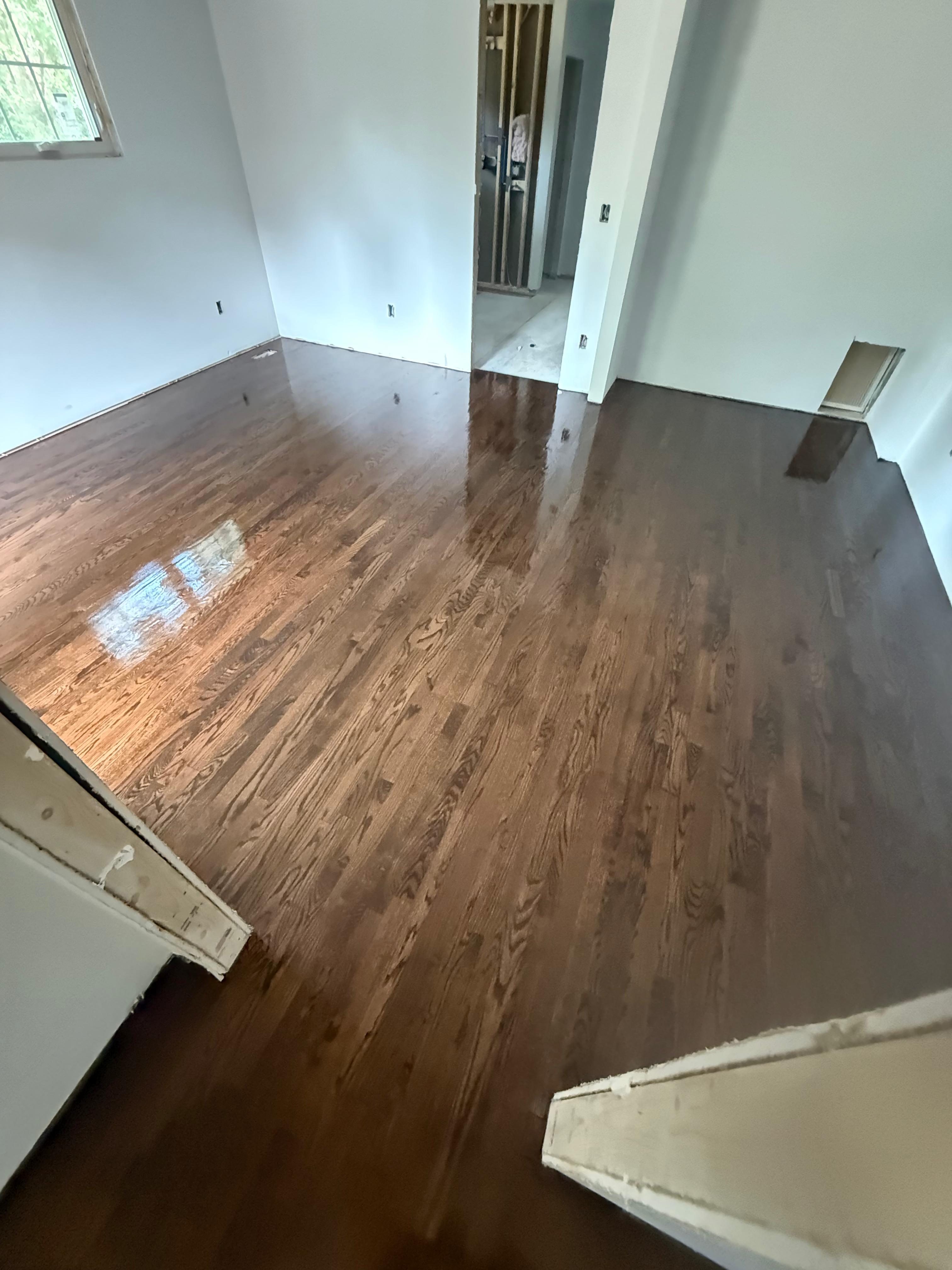 refinished hardwood